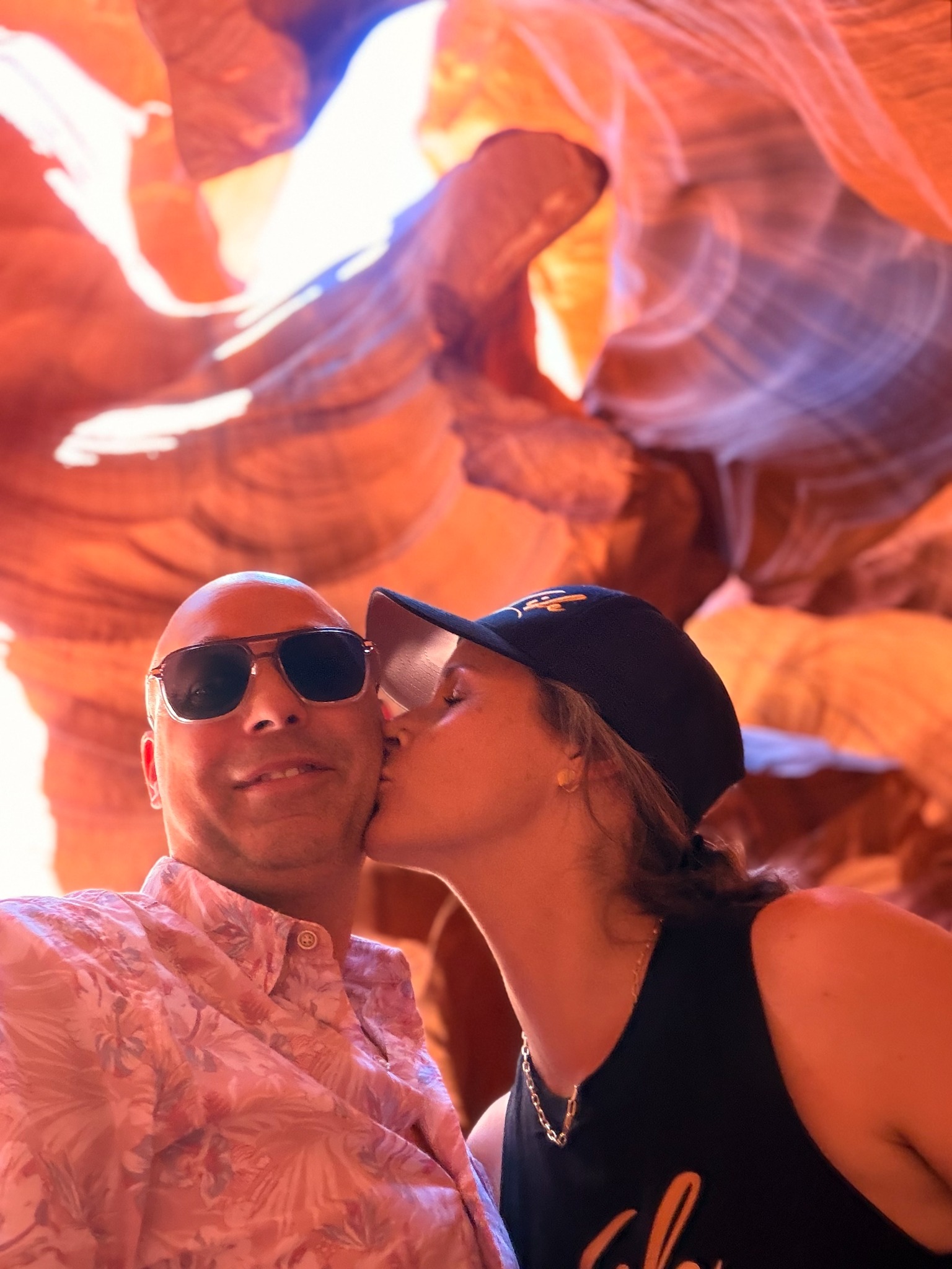 Maurice and Krista in Antelope Canyon