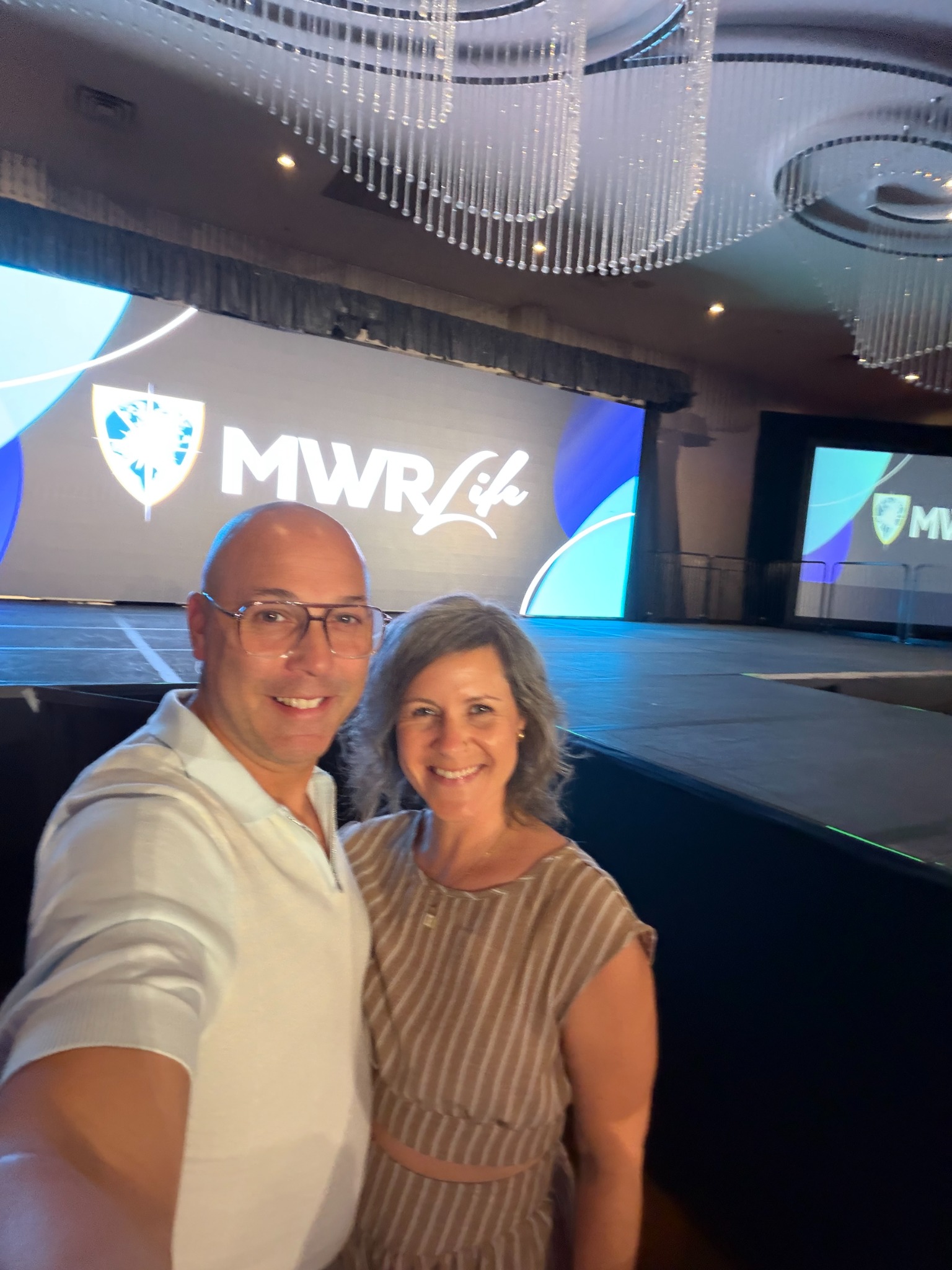 Maurice and Krista at MWR Life event