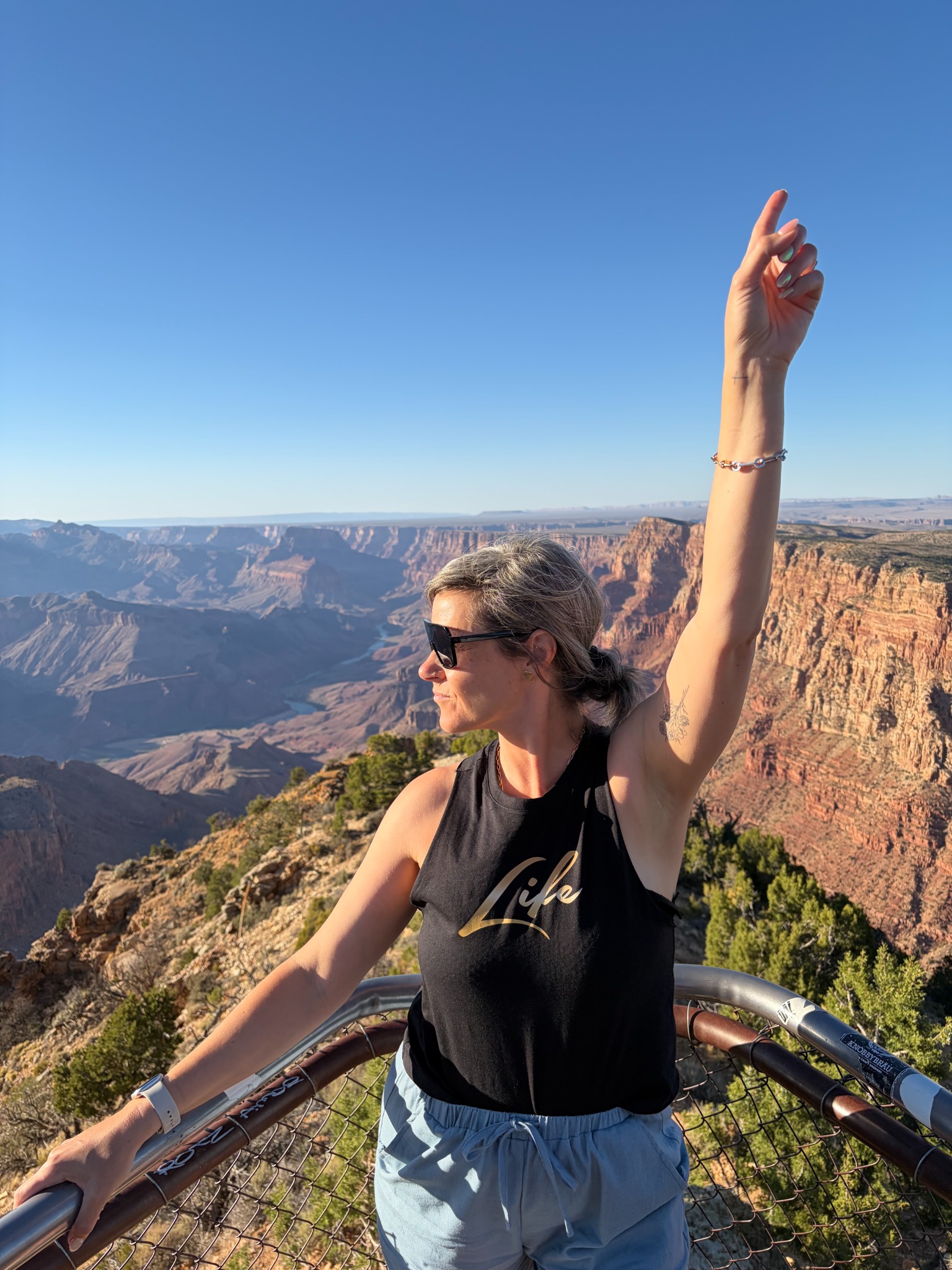 Krista at the Grand Canyon
